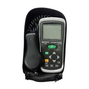 Metravi 0 - 30000 FC Auto-Ranging Digital Lux Meter With USB PC Interface (Measures In Lux & In Foot Candle), 1333