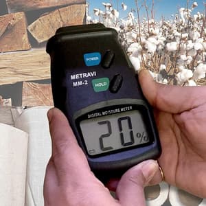 Metravi 5% - 40% Measuring Range Pin Type Digital Moisture Meter, MM-2