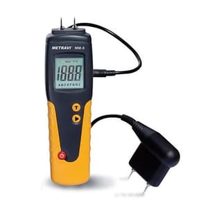 Metravi 6% - 100% Measuring Range Pin Type Digital Wood Testing Moisture Meter With Eight Moisture Calibrating Scales, MM-5