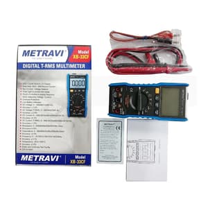 Metravi 6000 Counts / 1000V Digital TRMS Multimeter, XB-33CF