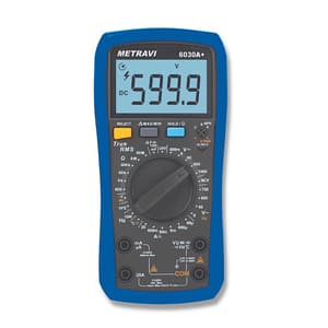 Metravi 6000 Counts / 1000V Digital TRMS Multimeter, 6030A+