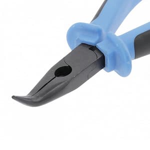 Hogert 6 inch / 160 mm Half-Round Long Nose Bent Pliers, HT1P022