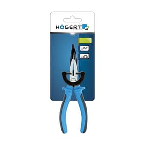 Hogert 8 Inch / 200 mm Half-Round Long Nose Bent Pliers, HT1P024