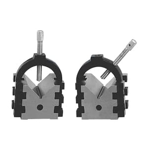 Ozar 60 x 70 x 50 mm Precision V-Block & Clamp Set Multi Use (Pack of 2 Pcs), AVB-0545