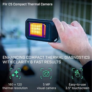 Flir 15°C ~ 400°C Compact Thermal Camera, C5