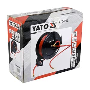 Yato 15 Mtr / 1/4 Inch Pneumatic Air Hose Reel, YT-24250