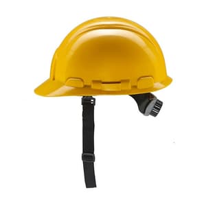 Udyogi Proton 4000 Series Helmet With Textile Suspension & Slip Fit Adjustment (Yellow), Proton 4001L