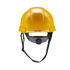 Udyogi Proton 4000 Series Helmet With Textile Suspension & Slip Fit Adjustment (Yellow), Proton 4001L