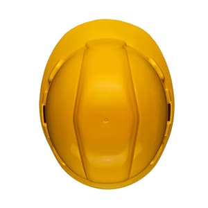 Udyogi Proton 4000 Series Helmet With Textile Suspension & Slip Fit Adjustment (Yellow), Proton 4001L