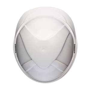 Udyogi Vista 8000 Series Helmet With Textile Suspension & Slip Fit Adjustment (White), Vista 8001L