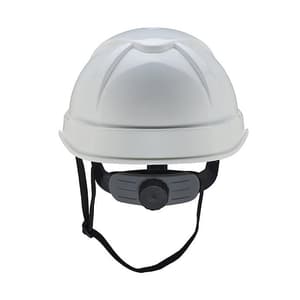 Udyogi Vista 8000 Series Helmet With Textile Suspension & Slip Fit Adjustment (White), Vista 8001L