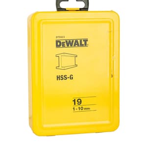 Dewalt 19 Pcs HSS-G Metal Drill Bit Set, DT5923-QZ