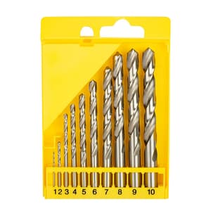 Dewalt 10 Pcs HSS-G Metal Drill Bit Set, DT5921-QZ