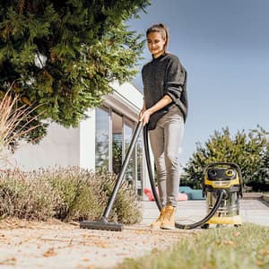 Karcher 25 Litre / 1100W WD5 S V-25/5/22 Wet & Dry Vacuum Cleaner (Stainless Steel), 1.628-350.0