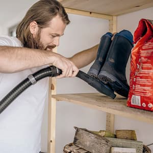 Karcher 25 Litre / 1100W WD5 S V-25/5/22 Wet & Dry Vacuum Cleaner (Stainless Steel), 1.628-350.0