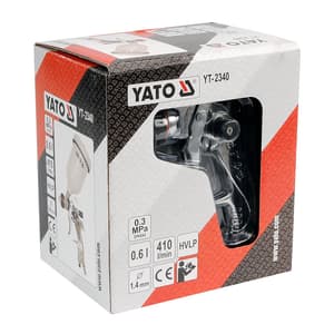 Yato 0.6 Ltr / 1.4 mm HVLP Spray Gun With Top Tank, YT-2340
