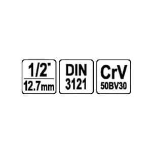 Yato 330 x 62 mm  L-Handle (1/2 inch Sq. Drive), YT-1244