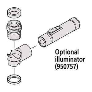 Mitutoyo 8X Magnification Pocket Comparator, 183-101