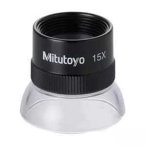 Mitutoyo 15X Magnification Clear Loupe, 183-312