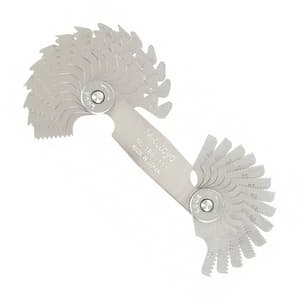 Mitutoyo 4 - 42 TPI / 30 Leaves Unified Screw Pitch Gauge, 188-111