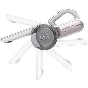 Black+Decker 18V Lithium-ion Dustbuster Pivot Cordless Handheld Vacuum Cleaner, PV1820BK