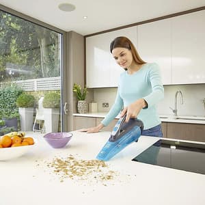 Black+Decker 10.8V MPP Wet & Dry Lithium-ion Dustbuster Cordless Handheld Vacuum Cleaner, WDA320B-B1