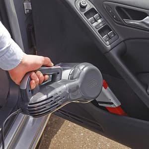 Black+Decker 12V Flexi Auto Dustbuster Pivot Handheld Vacuum Cleaner For Cars, PV1200AV-B1