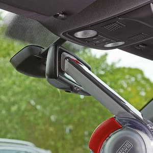 Black+Decker 12V Flexi Auto Dustbuster Pivot Handheld Vacuum Cleaner For Cars, PV1200AV-B1