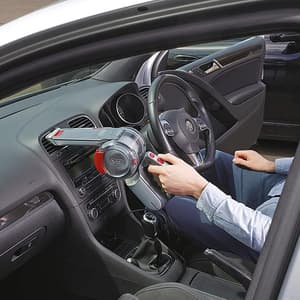 Black+Decker 12V Flexi Auto Dustbuster Pivot Handheld Vacuum Cleaner For Cars, PV1200AV-B1
