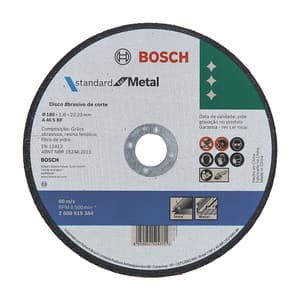 Bosch 180 x 1.6 x 22.23 mm Standard For Metal Cutting Disc (Pack of 25 Pcs), 2 608 619 384
