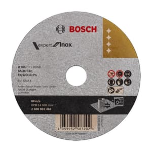 Bosch 105 x 1 x 16 mm Expert For Inox Straight Cutting Disc (Pack of 25 Pcs), 2 608 901 468