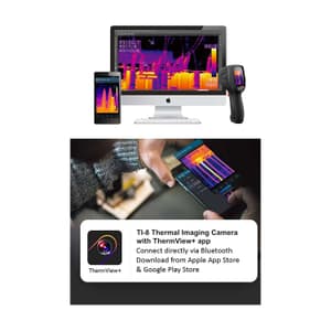 Metravi -0°C to 380°C Handheld Thermal Imager, Pro TI-8
