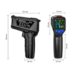 Metravi -50°C ~ 800°C (-58°F ~ 1472°F) Industrial Non-contact Infrared Thermometer, MT-8