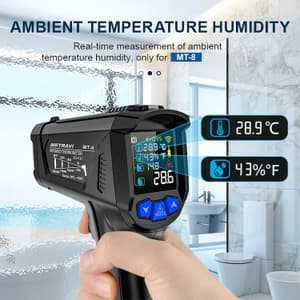 Metravi -50°C ~ 800°C (-58°F ~ 1472°F) Industrial Non-contact Infrared Thermometer, MT-8