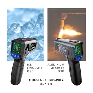 Metravi -50°C ~ 800°C (-58°F ~ 1472°F) Industrial Non-contact Infrared Thermometer, MT-8