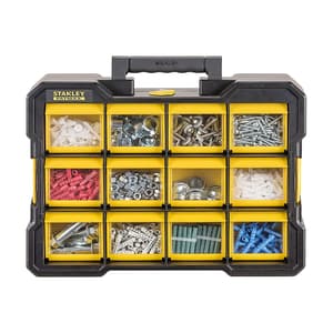 Stanley 18 Inch FatMax Portable Flip Bin Organizer With 7 Kg Load Capacity, FMST81077-1