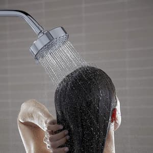Kohler Awaken Geometric Multi Mode Shower Head With Shower Arm In Polished Chrome Finish, K-72419IN-CP