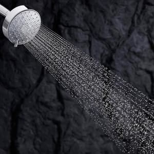 Kohler Awaken Geometric Multi Mode Shower Head With Shower Arm In Polished Chrome Finish, K-72419IN-CP