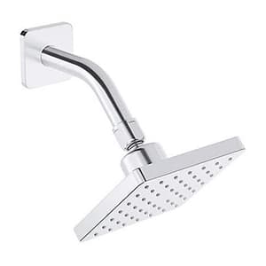 Kohler Parallel Square Shower Head With Shower Arm In Polished Chrome Finish, K-22645IN-CP