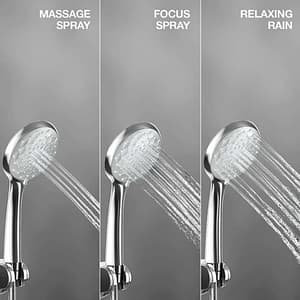 Kohler Awaken Organic Multi Mode Shower Head With Shower Arm In Polished Chrome Finish, K-72425IN-CP
