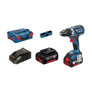 Bosch 18V Lithium-ion Professional Drill Driver (Cordless), GSR 18 V-EC