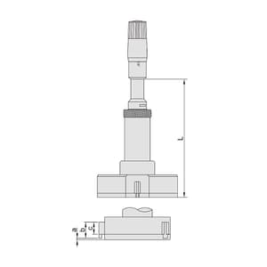 Insize 100 - 125 mm Three Points Internal Micrometer without Setting Ring, 3227-125