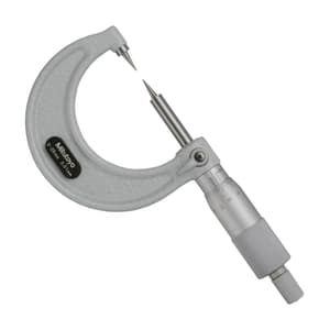 Mitutoyo 0 - 25 mm / 15 Degree Point Micrometer, 112-153