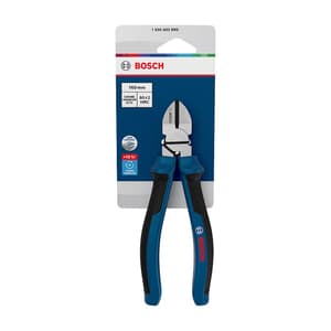 Bosch 160 mm / 6 inch Diagonal Side Cutting Plier with Multi-component Handle, 1 600 A03 9RD