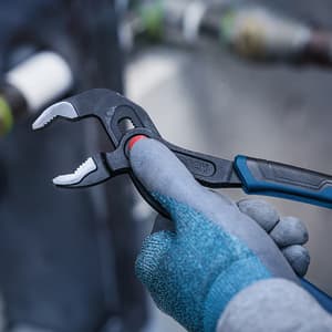 Bosch 10 inch / 250 mm Water Pump Plier with Multi-component Handle, 1 600 A03 9R9
