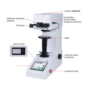 Insize 1 - 30kgf Digital Vickers Hardness Tester (Standard Type), HDT-VH31