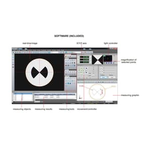 Insize 220 x 120 x 150 mm CNC Vision Measuring System with Computer and Without Desk, ISD-V220CNCA