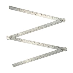 Kristeel 1000 mm / 36 inch Folding Ruler (6 Fold), 1204
