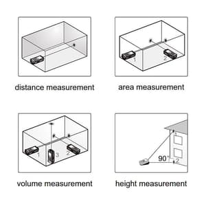 Insize 0.05-80Mtr Laser Distance Meter, 9561-80A