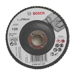 Bosch 100 mm / 36 Grit X430 Eco For Flap Disc, 2 608 621 838